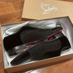 Christian Louboutin Greggo Flat Pat/Suede